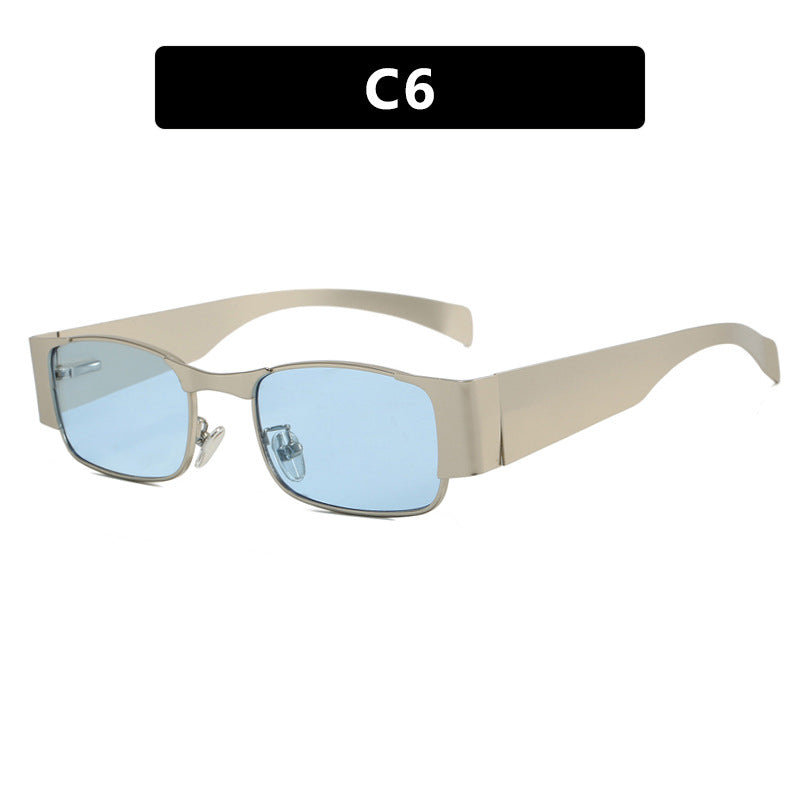 Damen modische rechteckige Sonnenbrille mit eleganten Gläsern Brehn