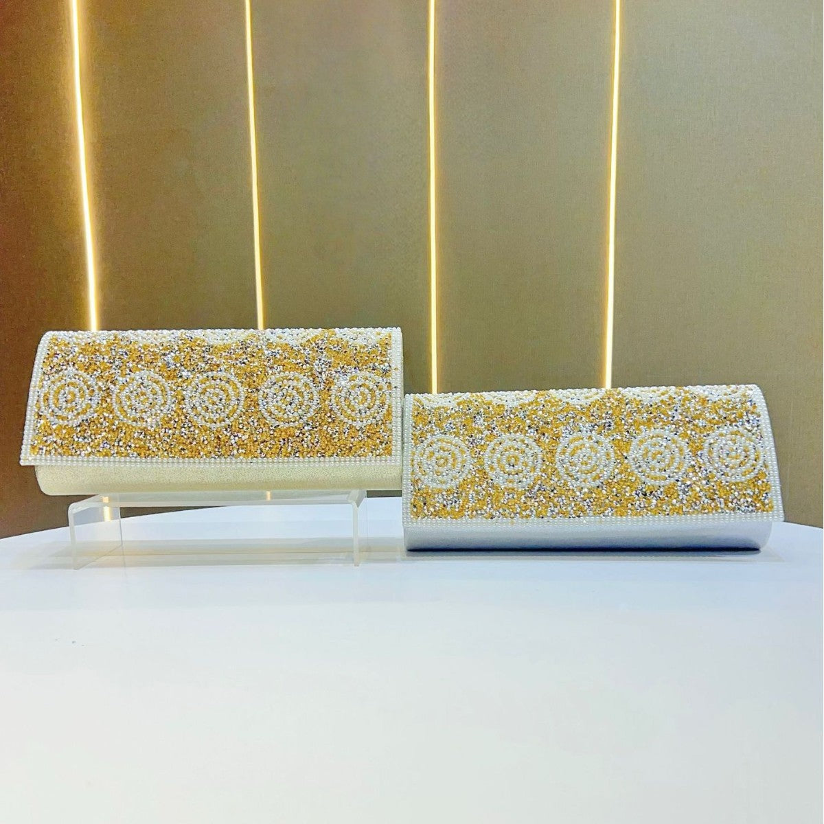 Beadete Abendclutch