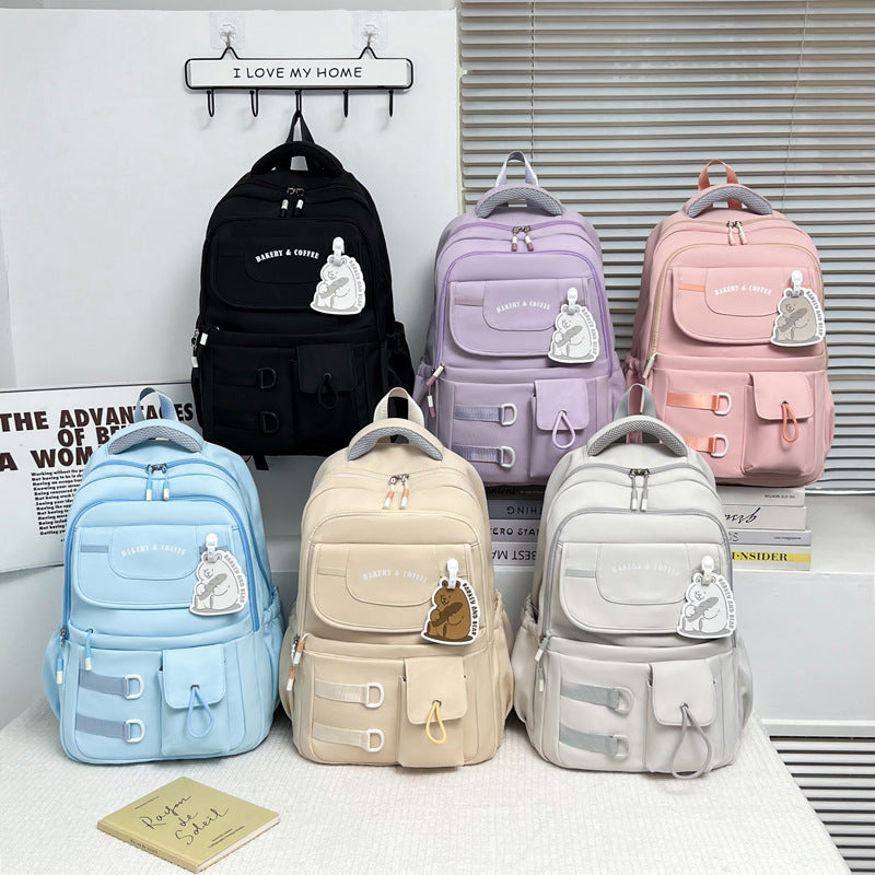 Stylischer Mehrfach-Taschen-Rucksack Brehn