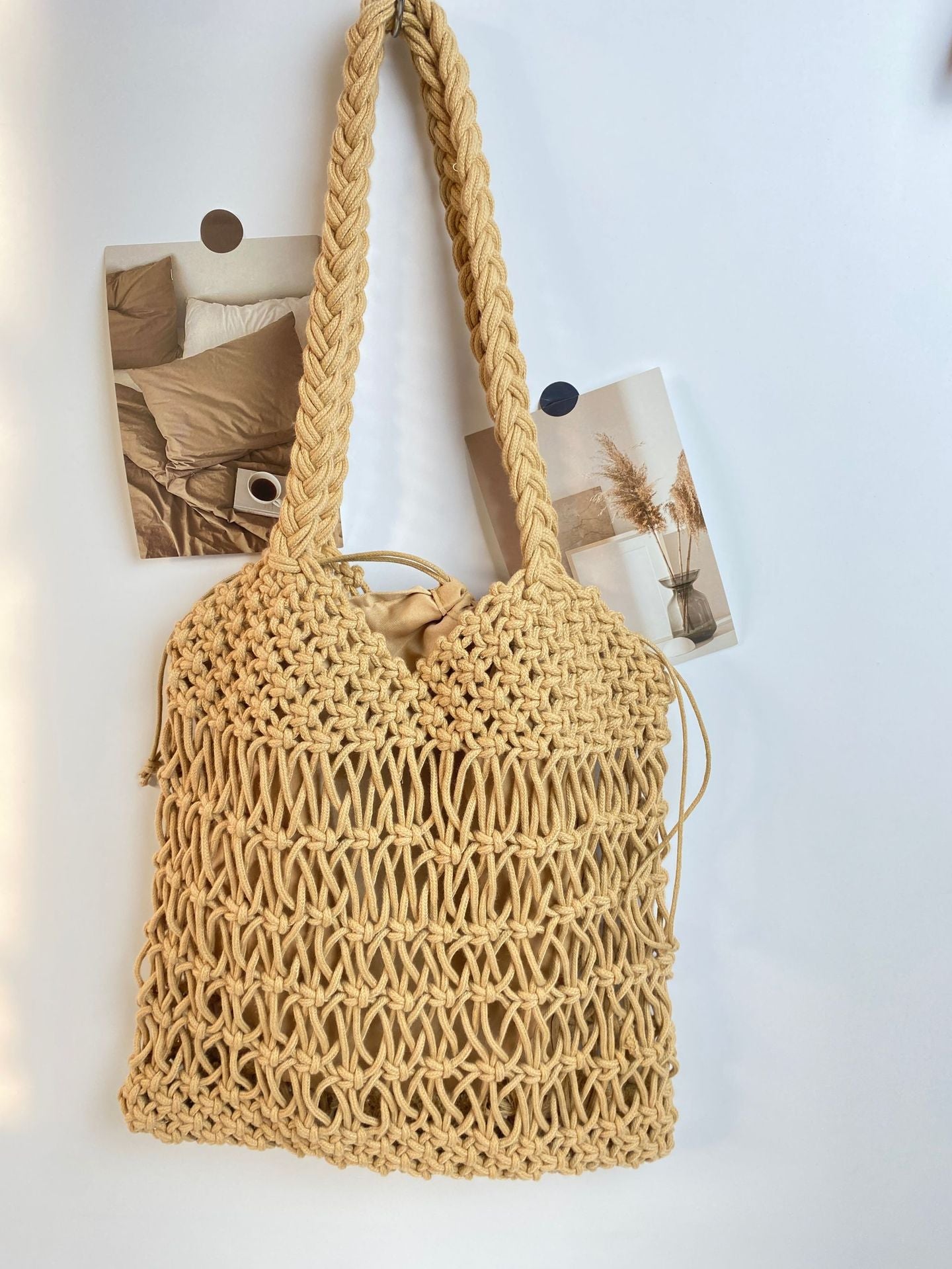 Handgeknüpfte Einkaufs- und Strandtasche Brehn