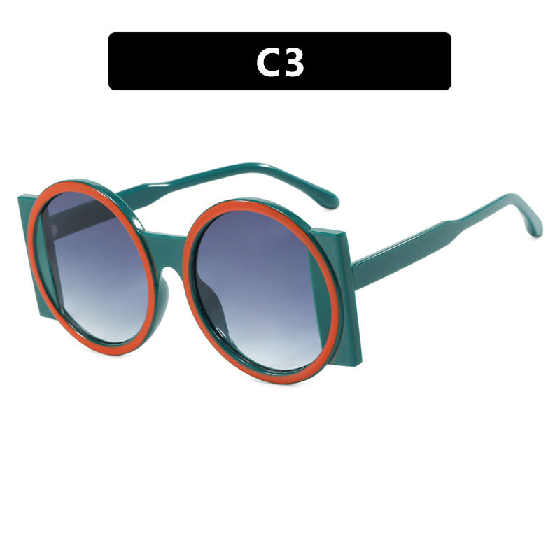 Damen oversized Sonnenbrille mit eckigem Rahmen und UV-Schutz Brehn