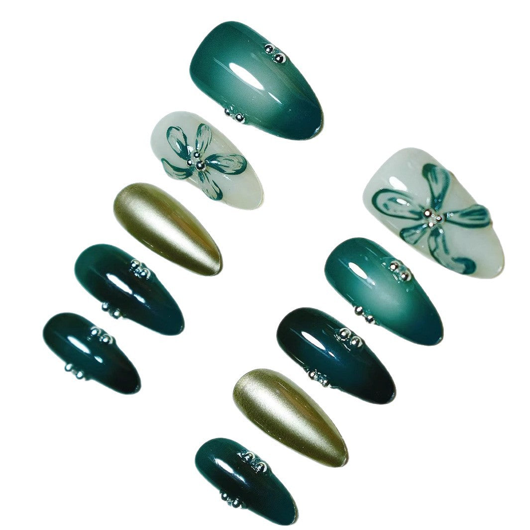 Künstlerisches Press-On Nagelkunstset Brehn