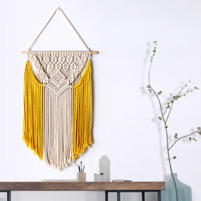 Dekorative Macramé Wandbehang