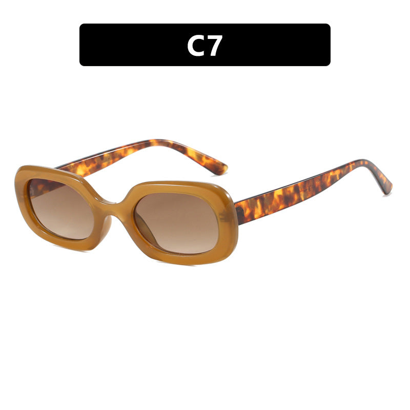 Damen oversized Sonnenbrille mit ausgefallenem Muster Brehn