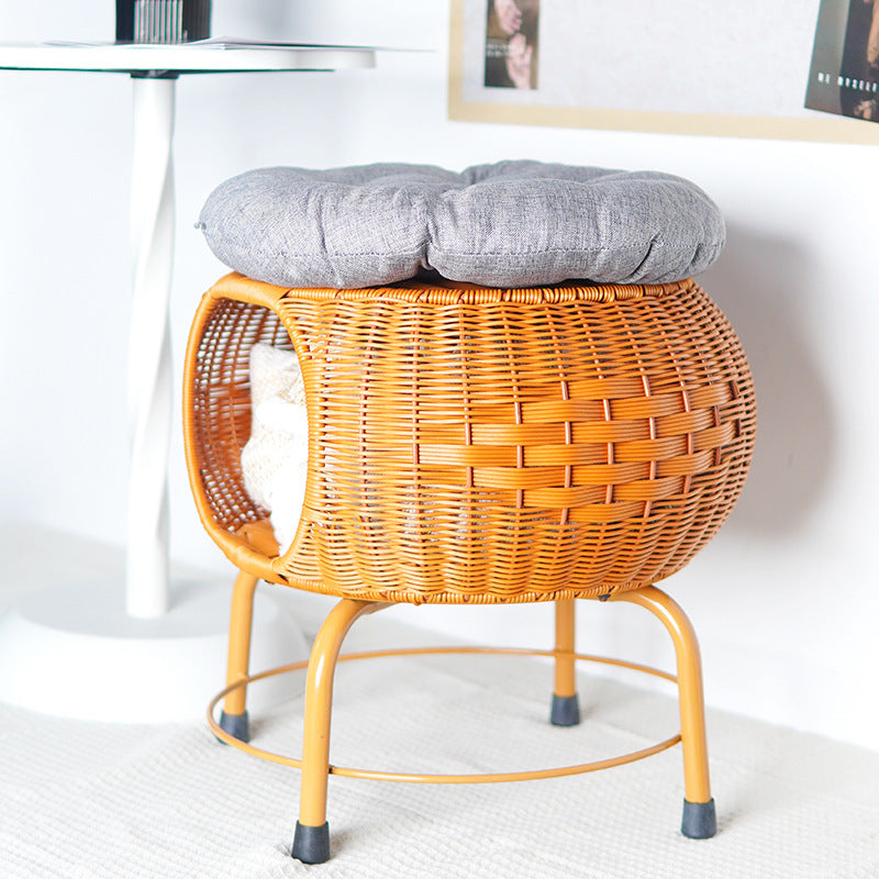 Gemütliches Rattan-Hundebett Brehn
