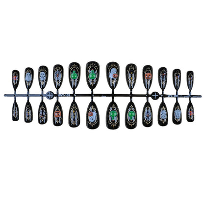 Dekoratives Themen-Presse-Nagel-Set Brehn