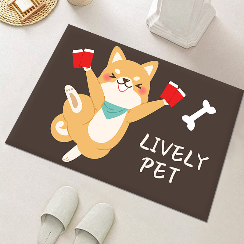 Niedliche katzenmotivierte Innenbereichmatte