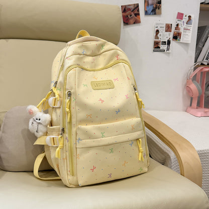 Stylischer Schulrucksack mit lustigen gemusterten Akzenten Brehn