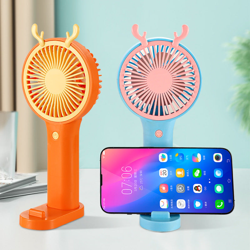 Unisex tragbarer Handventilator mit Smartphone-Halterung Brehn