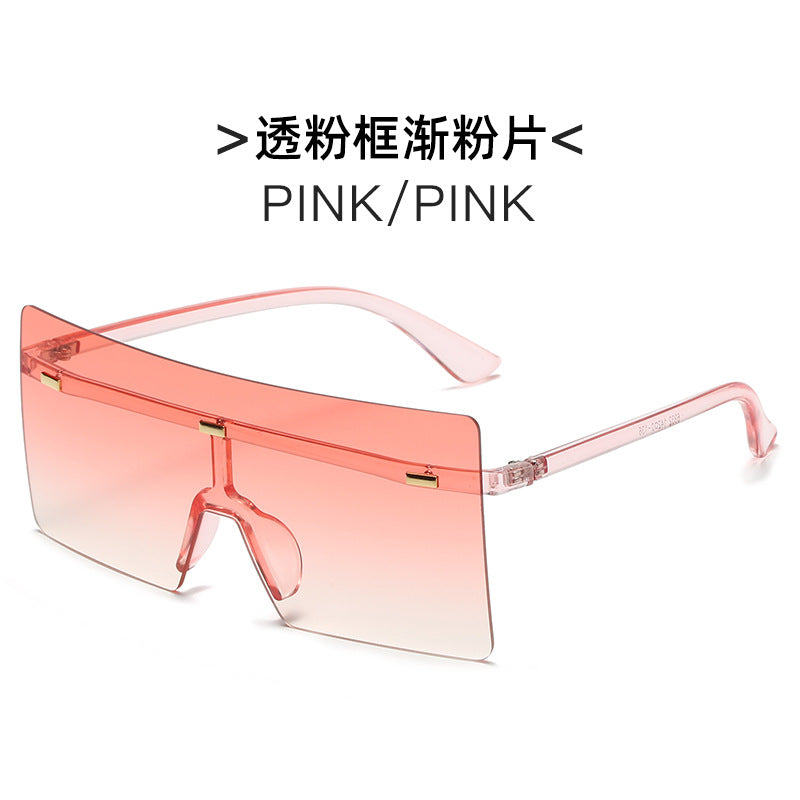 Damen futuristische Oversized-Sonnenbrille Brehn
