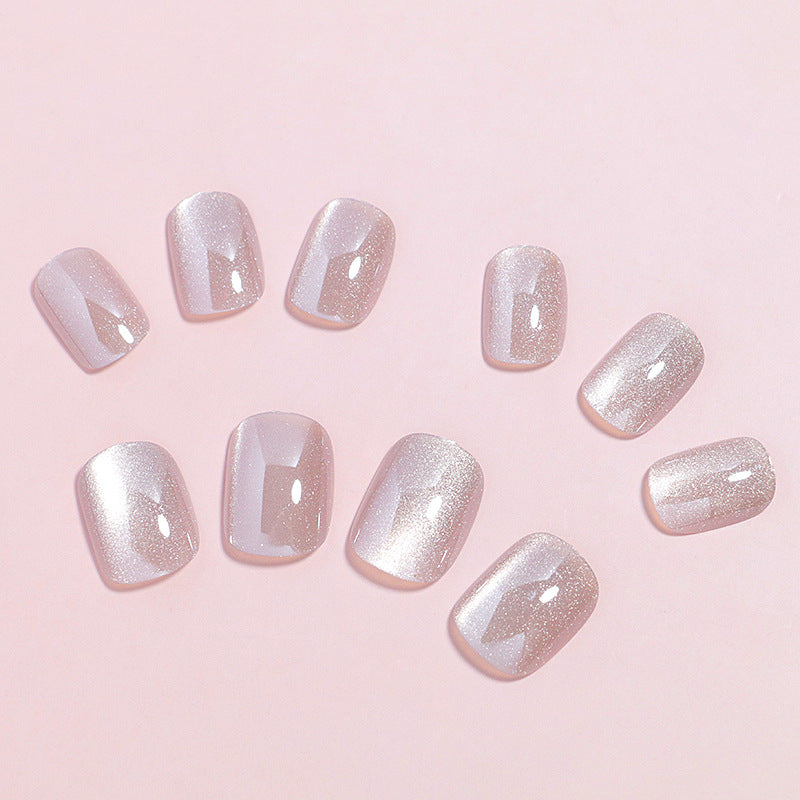 Premium Shimmer Press-On Nagelset Brehn