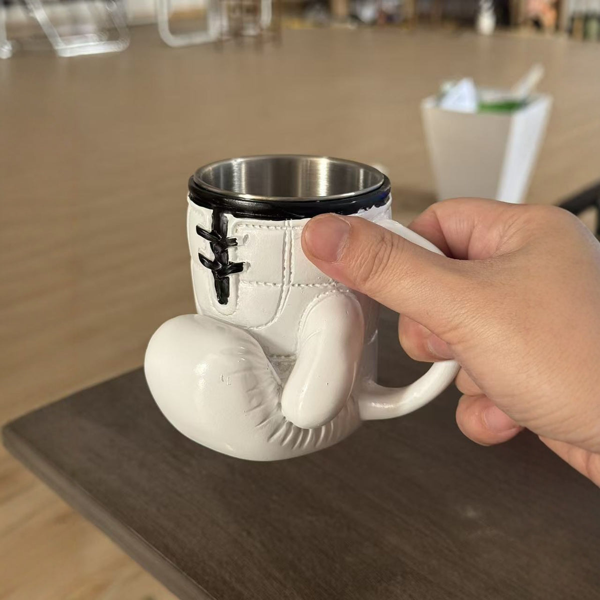 Lustige Boxhandschuh Kaffeetasse Brehn