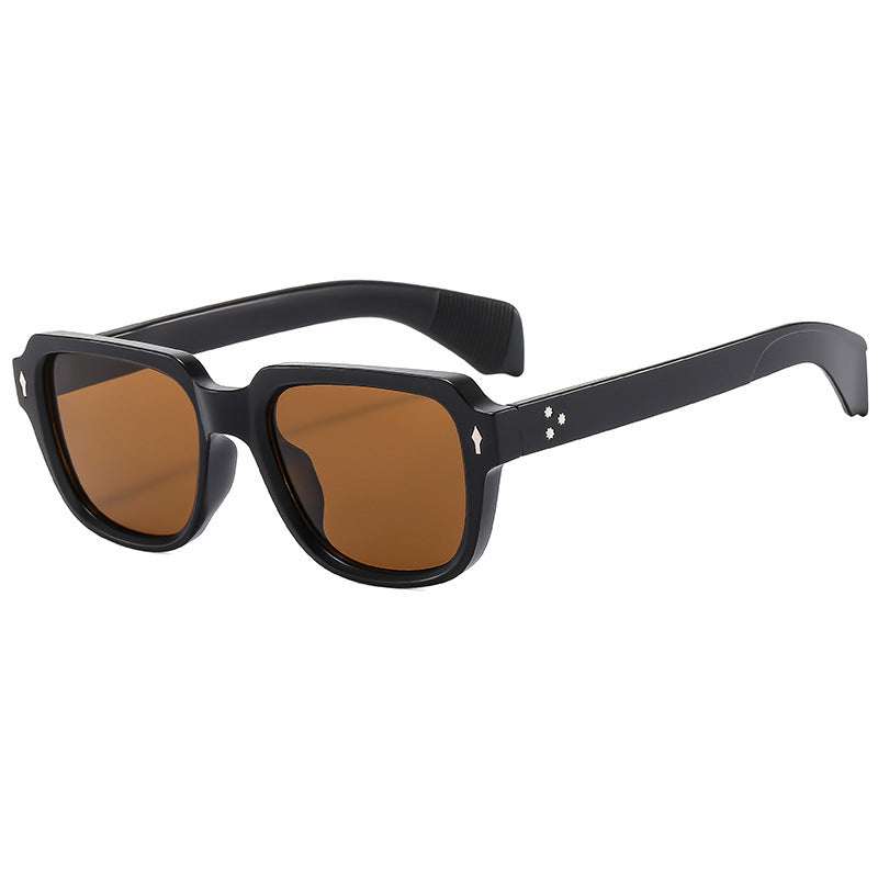 Damen Designer-Sonnenbrille im modernen eckigen Stil Brehn