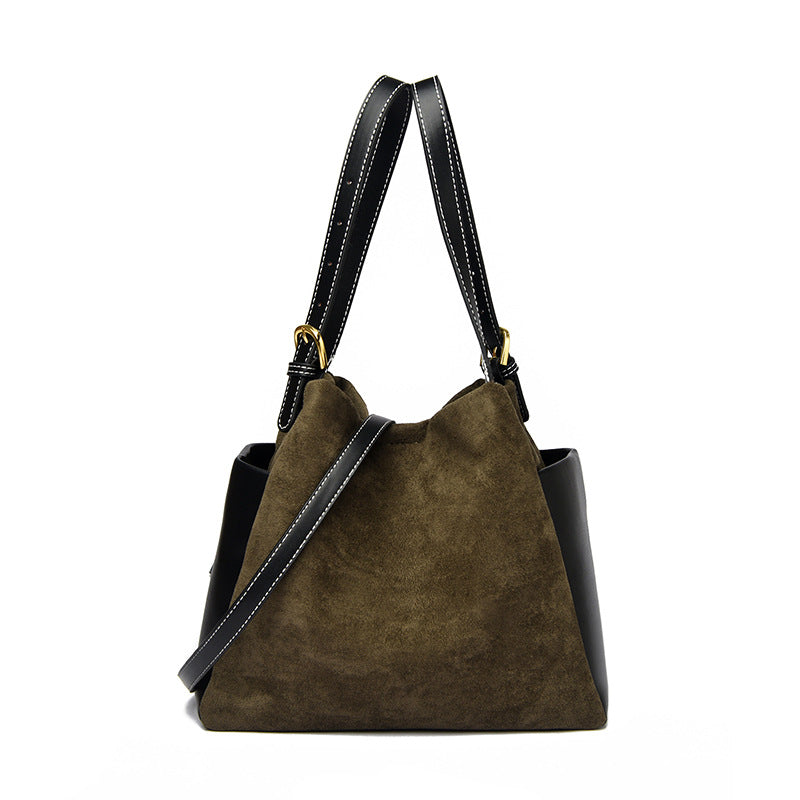 Suede Bucket Handtasche Brehn