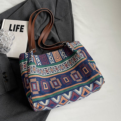 Bohemian-Stil Geflochtene Handtasche