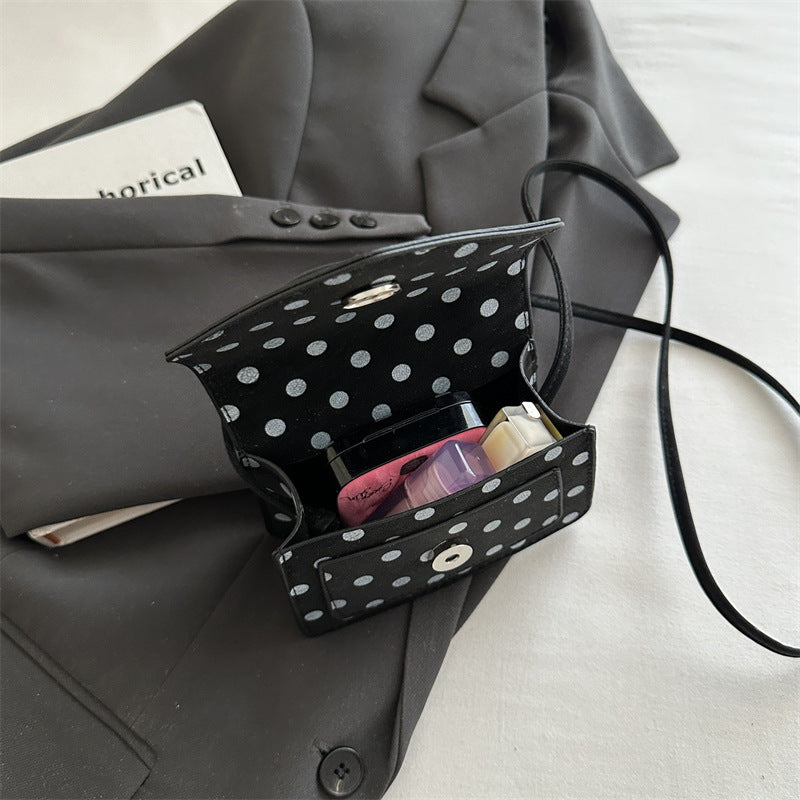 Stylische Punktemuster-Handtasche