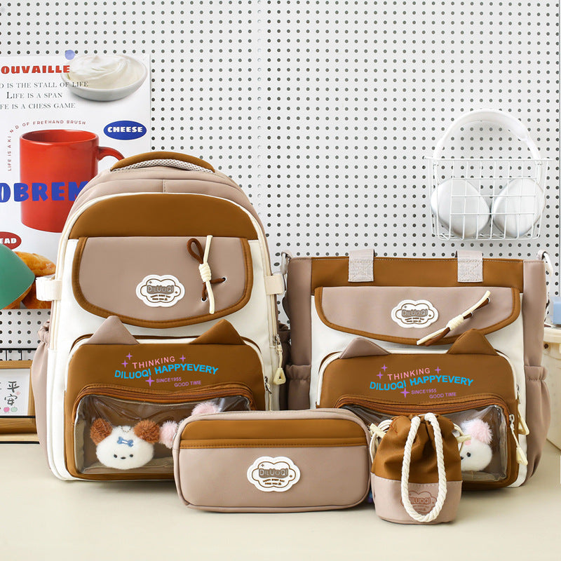 Multi-Funktionale 5-teilige Schulranzen Organizer Set Brehn