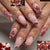 Premium Dekorative Florale Press-On Nagelspitzen Brehn