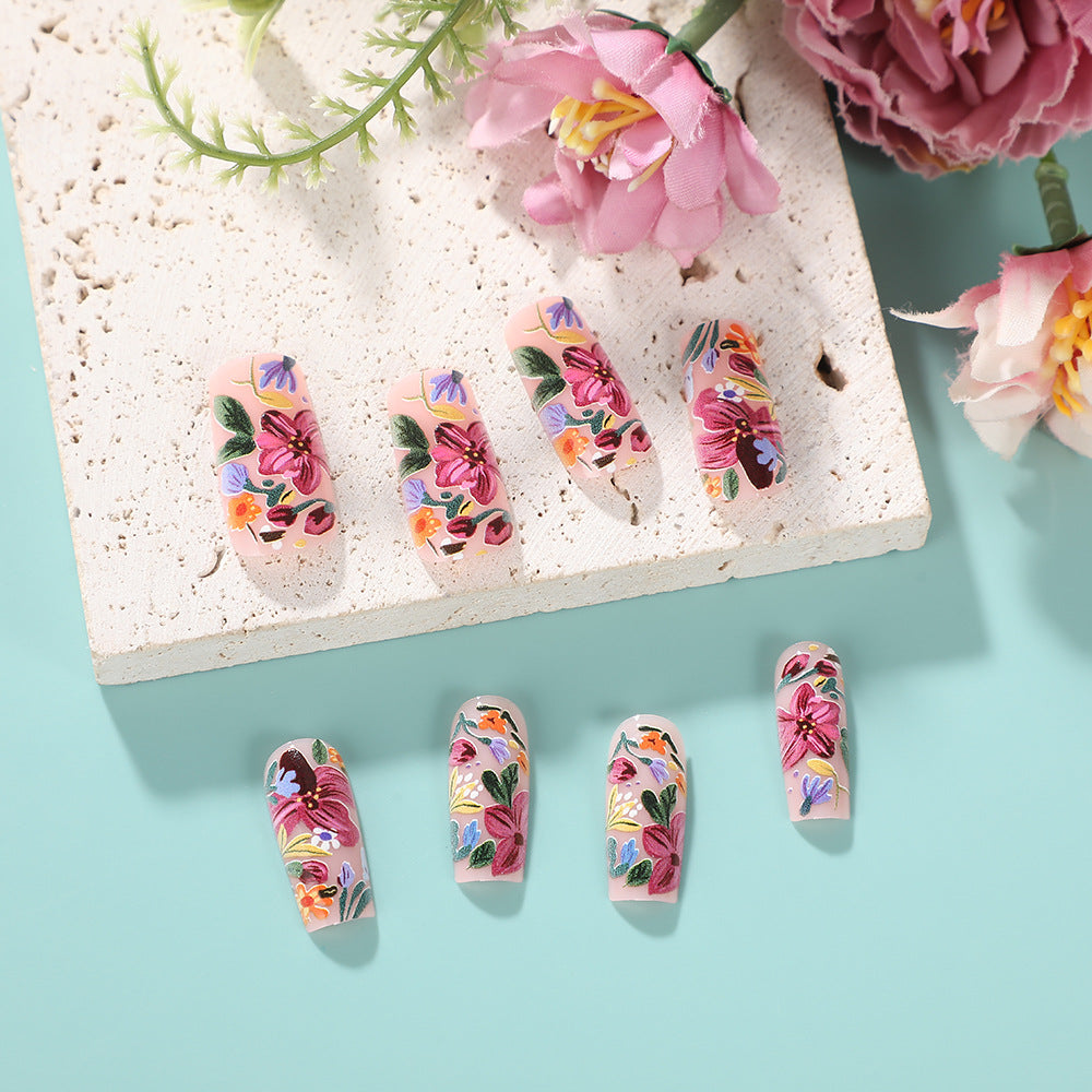 Kunstnägel mit floralen Akzenten Brehn 1788541752