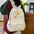 Rucksack Aus Hochwertigem, Farbenfrohem Material mit Verspielten Applikationen Brehn