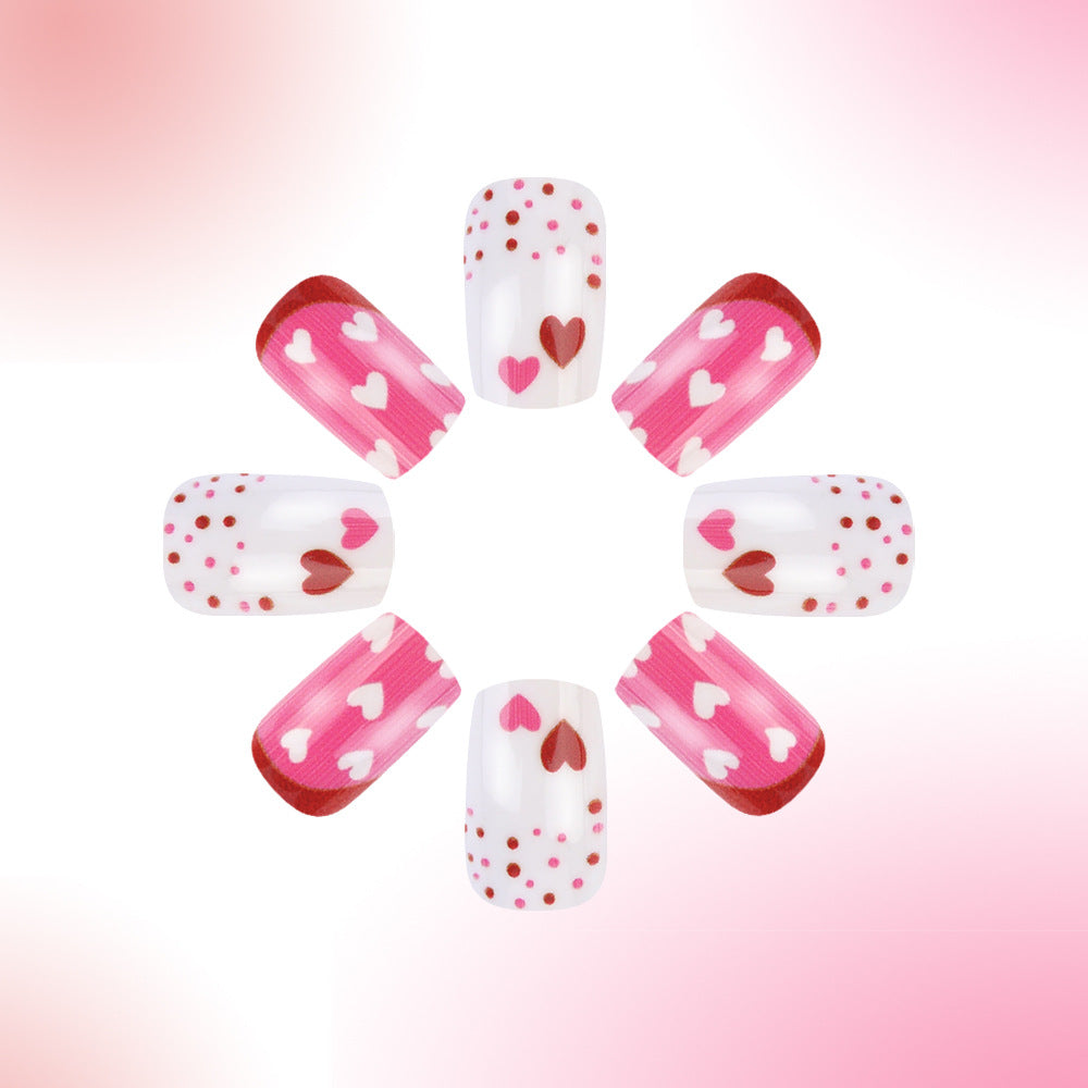 Herzmuster Press-On Nail Art Brehn