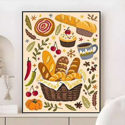 Gourmet kulinarisches Wandkunst Brehn
