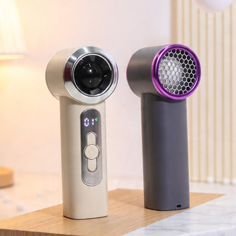 Frauen tragbarer Mini Ventilator mit intelligentem LED-Display Brehn