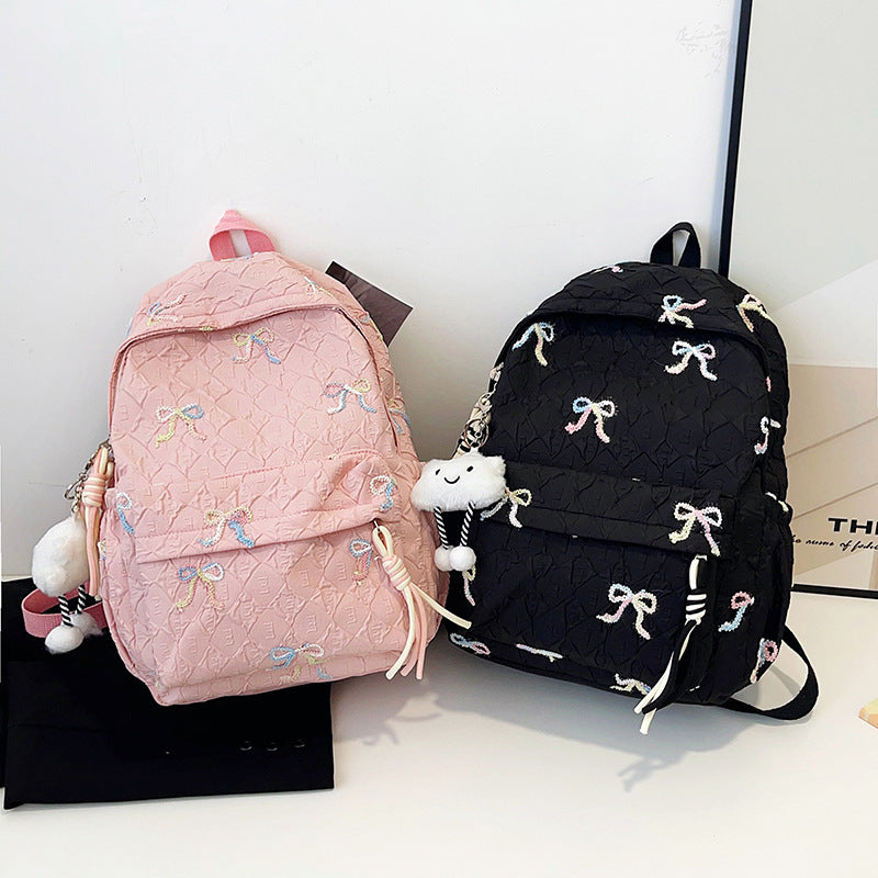 Kreativer Rucksack mit Schleifenmuster Brehn