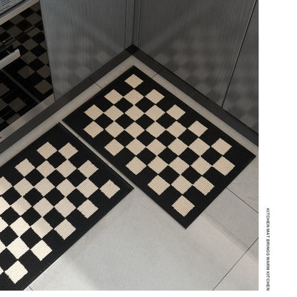 Geometrische Küchenläufermatte