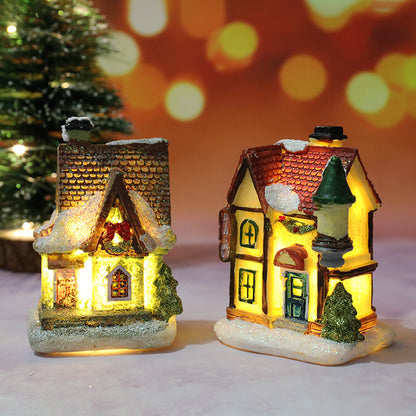 Dekorative Weihnachts-Spielzeughaus Figur