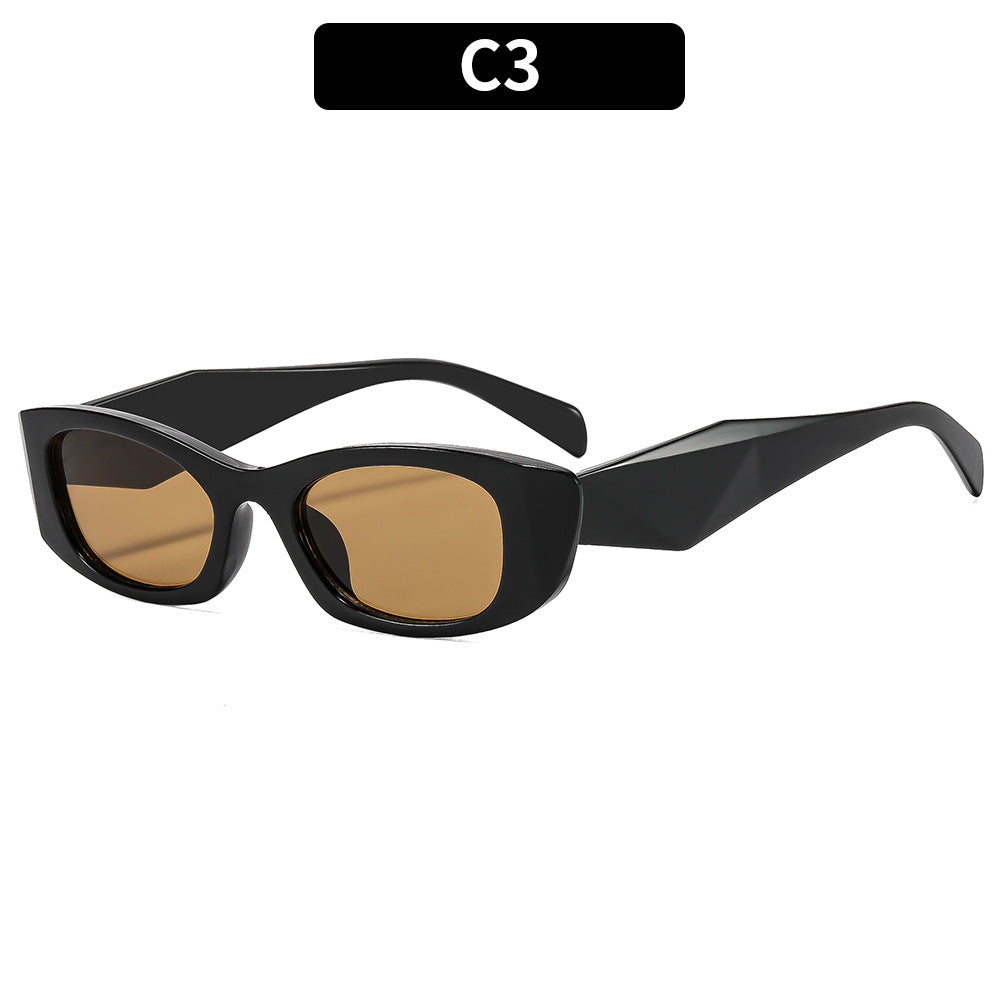 Zeitgenössische Winkelförmige Sonnenbrille