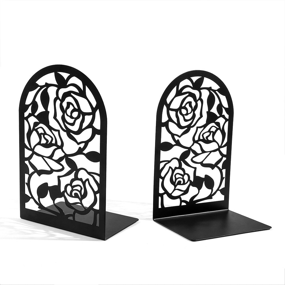 Blumenmuster Dekorative Buchstützen