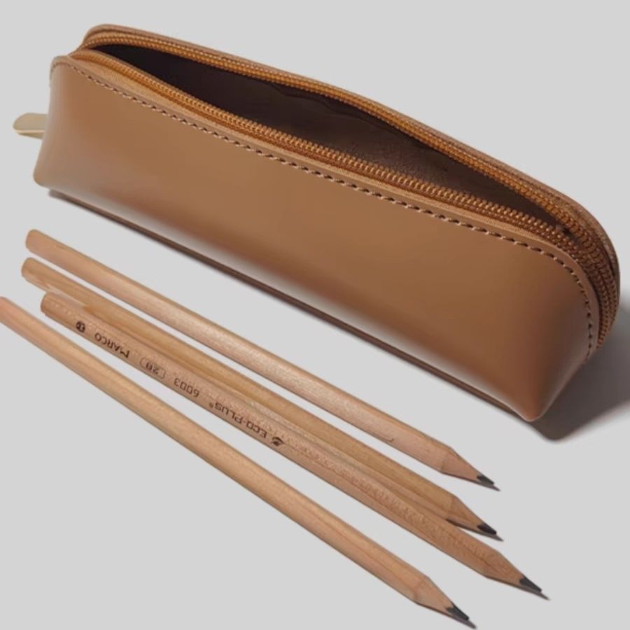Elegantes Leder Bleistiftetui Brehn