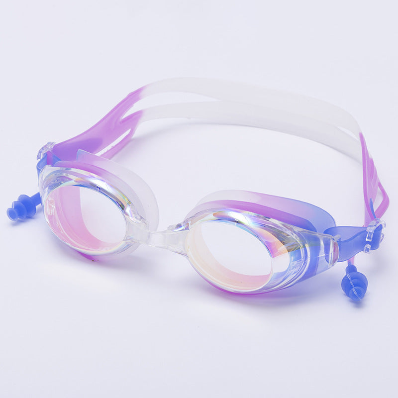 Kinderfarbige hydrodynamische Schwimmbrille Brehn
