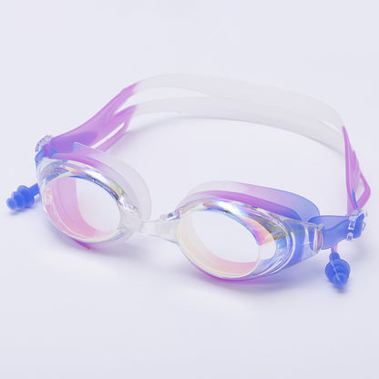 Kinderfarbige hydrodynamische Schwimmbrille Brehn