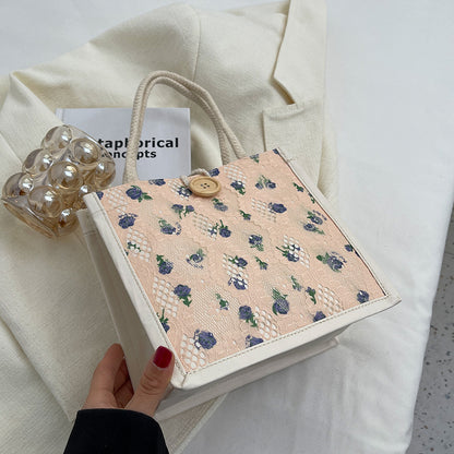 Dekorativer Floral-Shopper