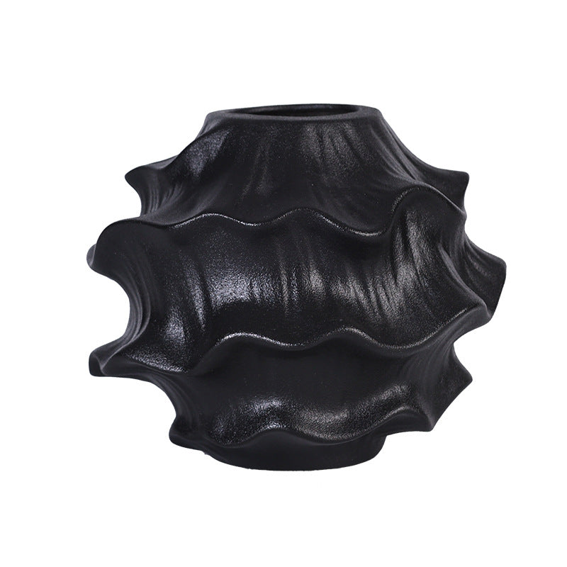 Dekorative Fluid-Shape Keramik Brehn