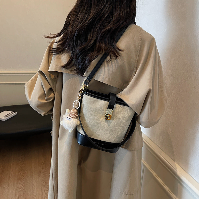 Chic Struktur Handtasche Brehn
