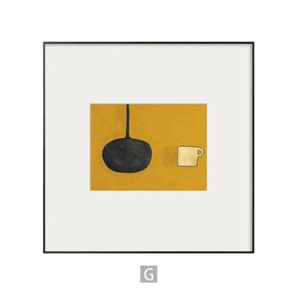Minimalistische gerahmte Kunstdruck
