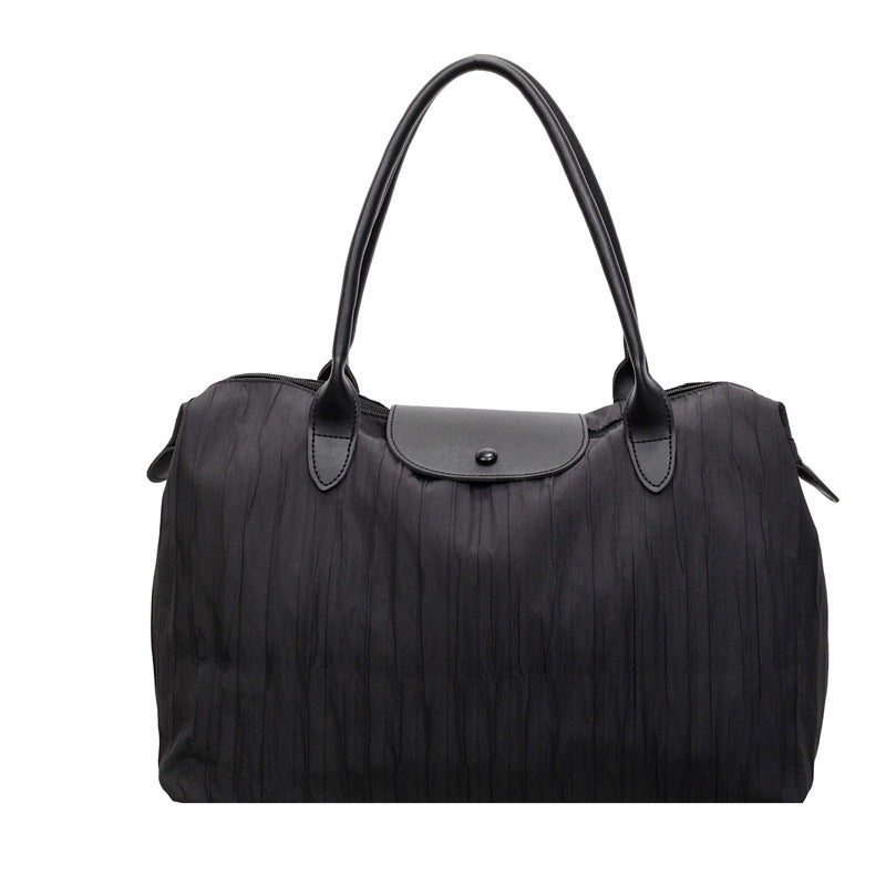 Premium strukturiertes Leder Reisetasche