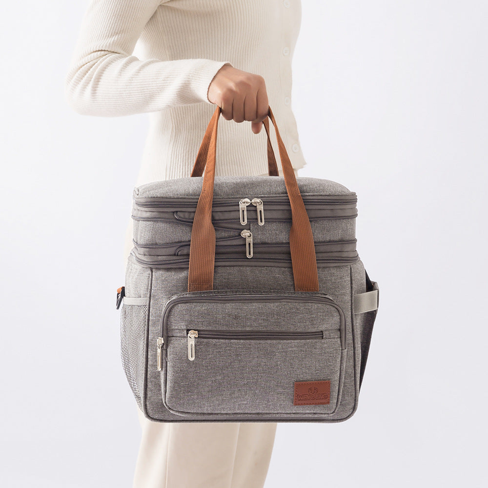 Damen Isolierte Kühltasche mit mehrfachen Fächern Brehn
