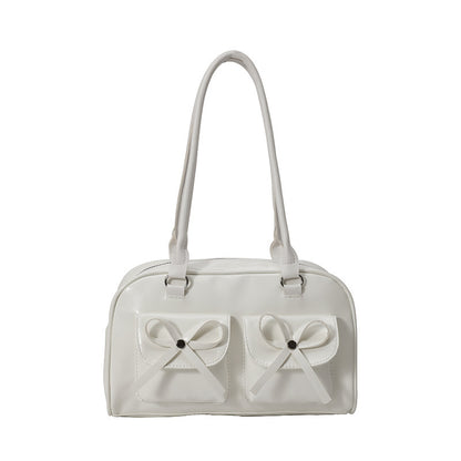 Stilvolle multifunktionale Handtasche mit Schleifendetail Brehn