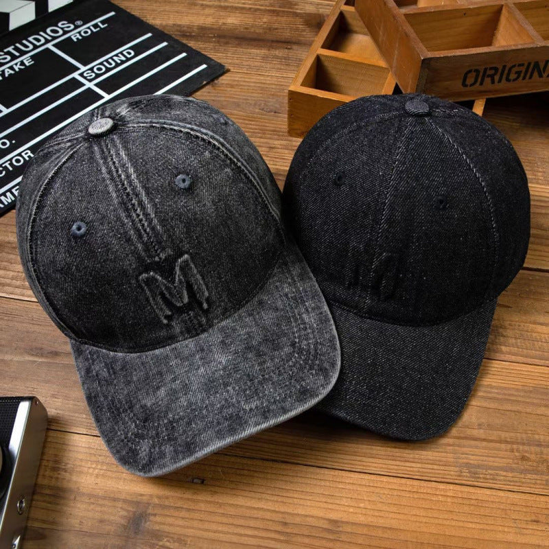 Herren beschädigte Jeans Baseballkappe Brehn