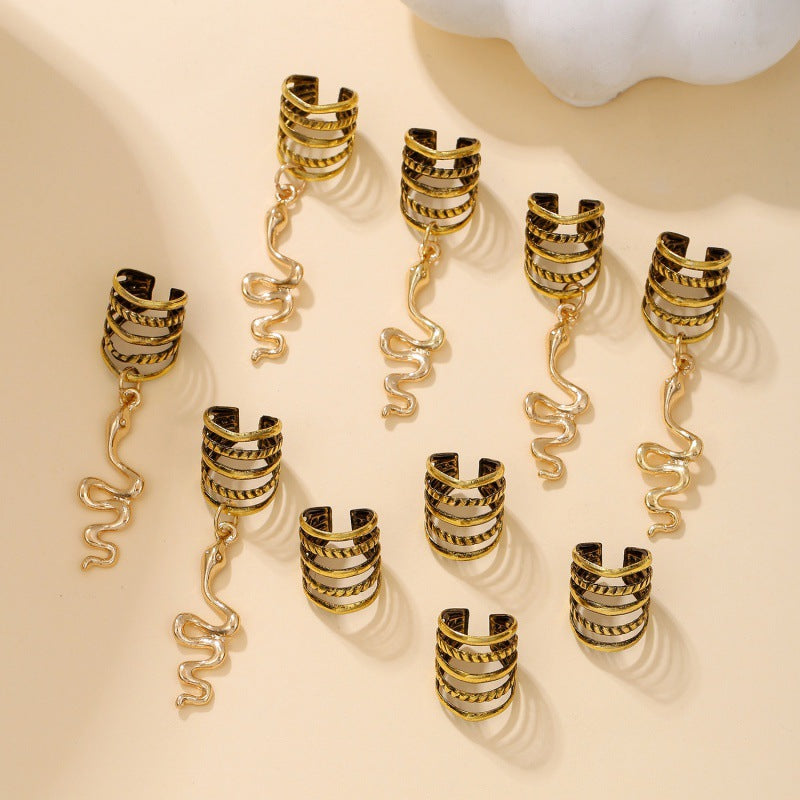 Stilvolle Haarclips mit Muschelmuster Brehn