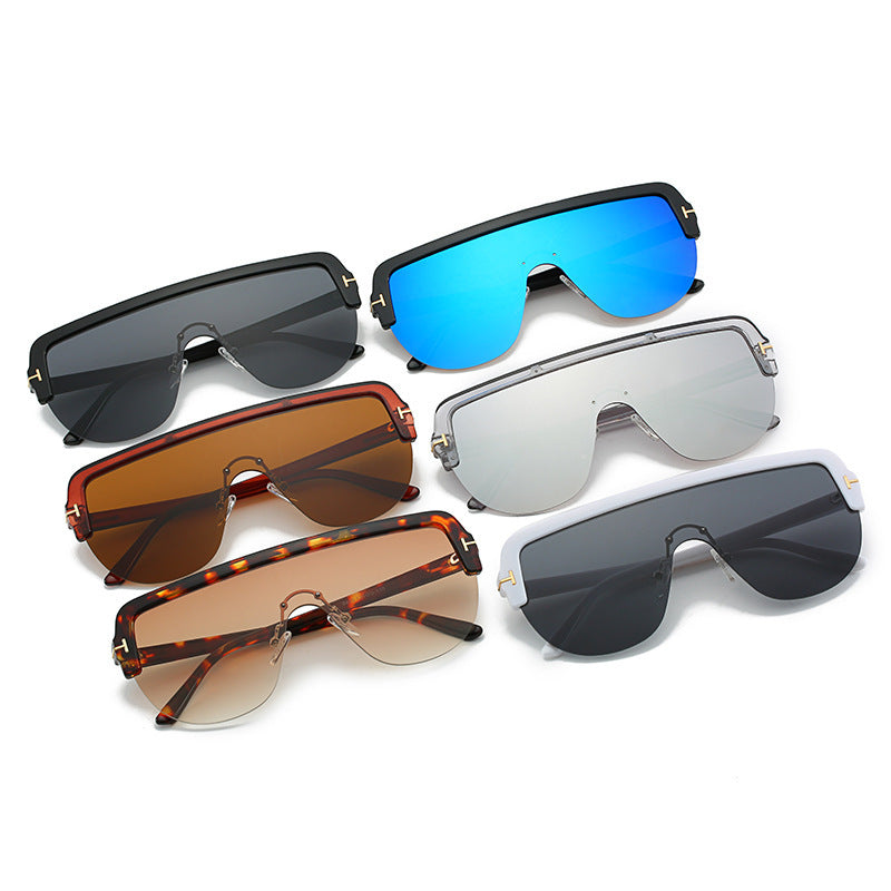 Zeitgenössische Voll-Rahmen Schildkröten-Sonnenbrille Brehn