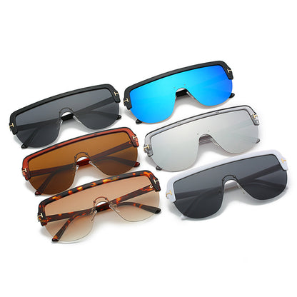Zeitgenössische Voll-Rahmen Schildkröten-Sonnenbrille Brehn