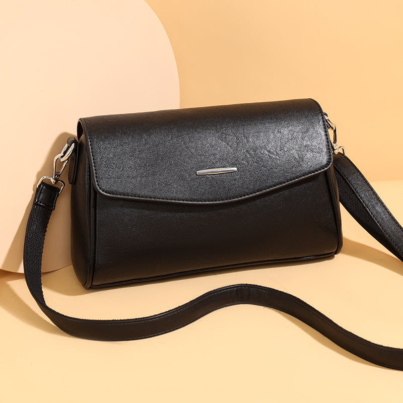 ELEGANTE STRUKTURIERTE SCHULTERTASCHE