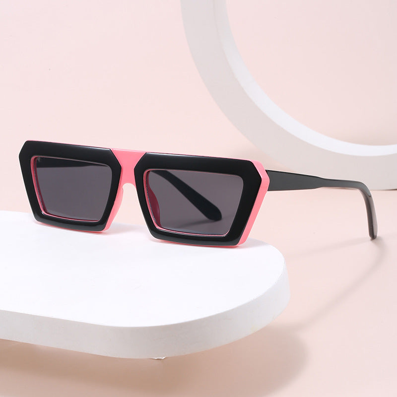 Damen geometrische Sonnenbrille im trendigen Design Brehn