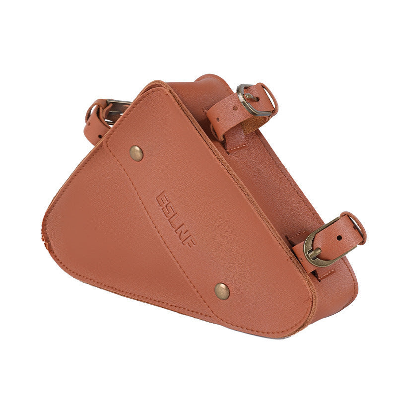 Vintage Leder Werkzeugrolle Fahrrad Lenker Tasche Brehn