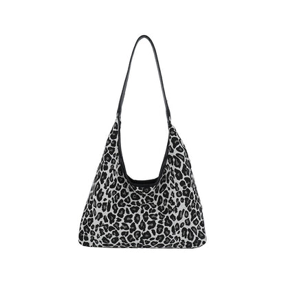 Stylische Leopardenmuster-Hobo-Tasche Brehn